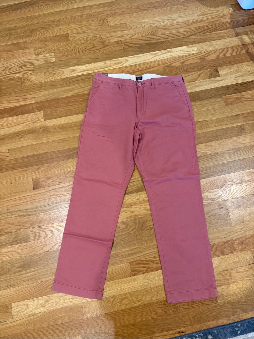 J. Crew Men's Red ‘Urban Slim’ Chino Pants